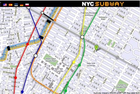 New York City Street Map New York City Street Map