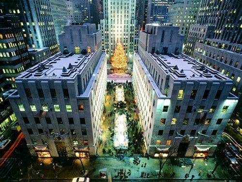 Christmas in New York City Rockefeller Center