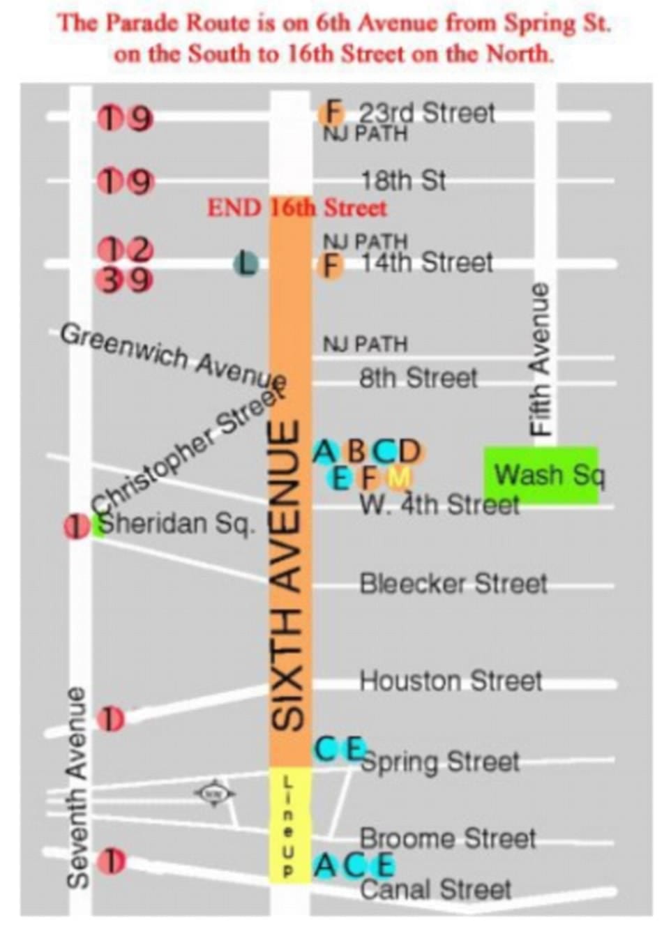 Halloween Parade Map New York City