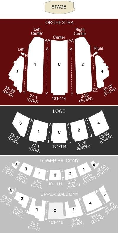 Beacon Theatre Seating Chart