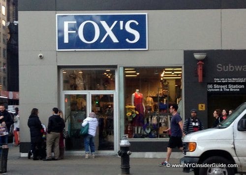 Fox's Discount Shopping NYC Fox's Discount Shopping NYC