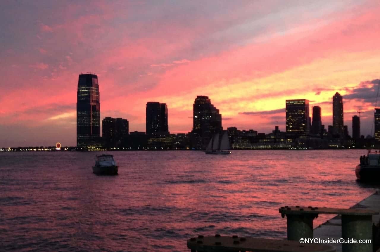 Sunset West Side Highway NYC