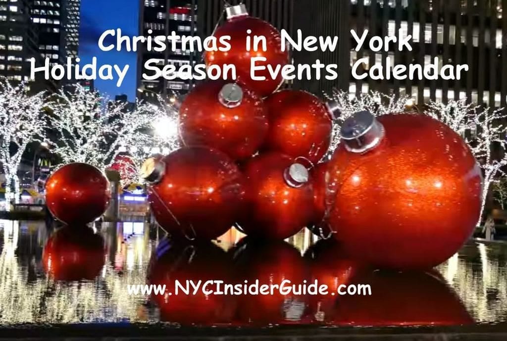 Christmas in New York Holiday Season Calendar
