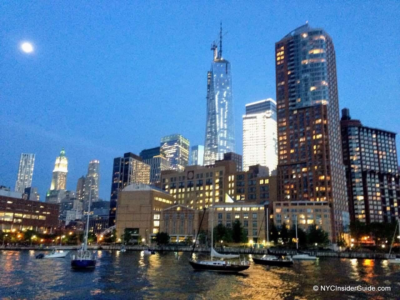 View from Tribeca Beach Volleyball NYC