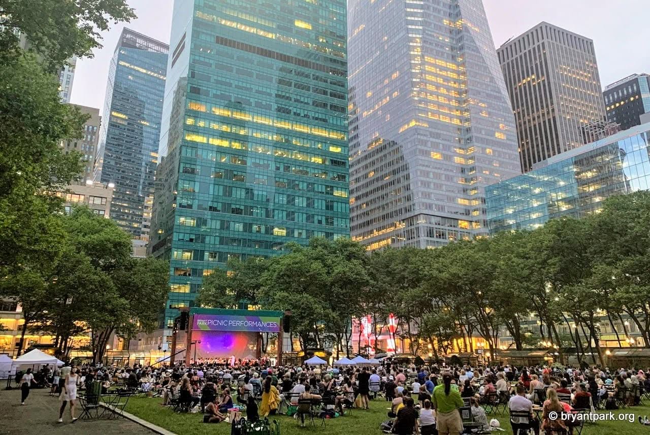 Bryant Park Picnic Performances