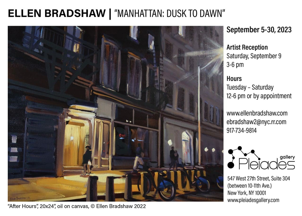 Ellen Bradshaw Dusk to Dawn Art Exhibit