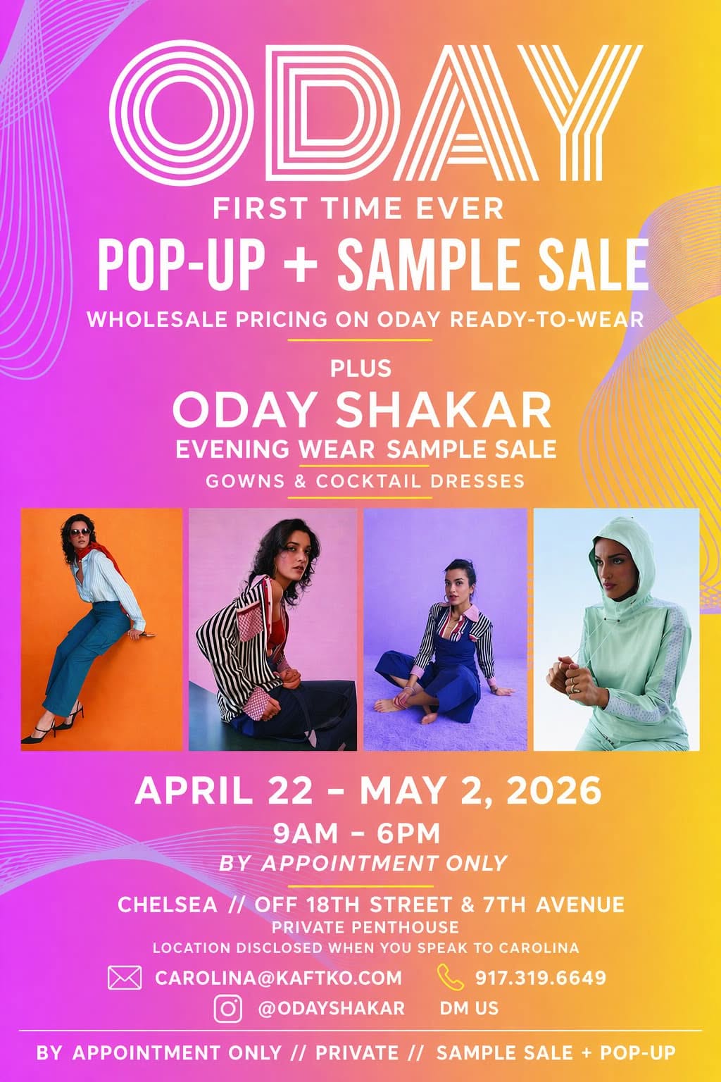 Oday Shakar Pop Up & Sample Sale